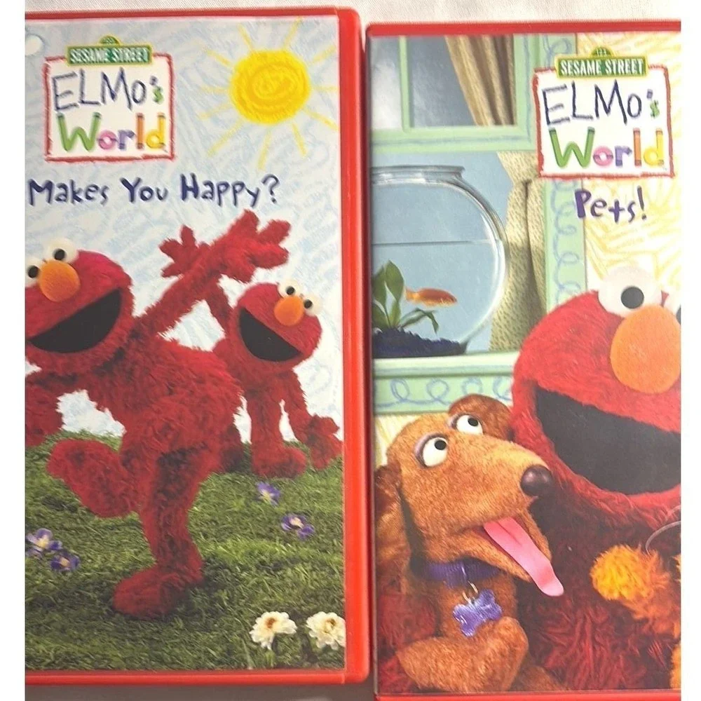 2006- BUNDLE ELMO'S WORLD CD'S-2 DVD'S